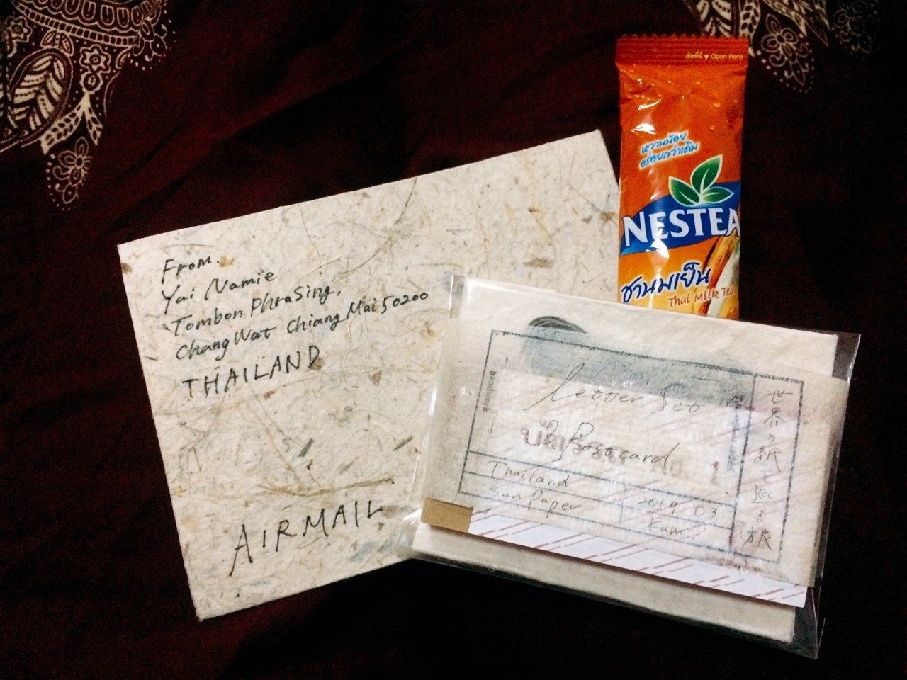 紙が好きなので 手紙を送ります タイから届ける手紙 Kami かみひとえ Note
