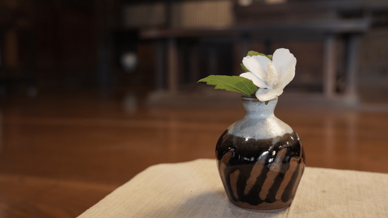 益子焼　大輪の南洋花図深鉢　有名作家物 益子焼 大輪の南洋花図深鉢 有名作家物 益子焼 大輪の