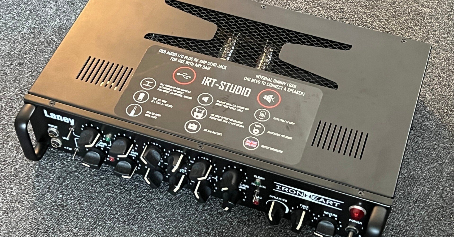 Laney IRT-STUDIO - USBで繋いで録音できる真空管アンプ|Croquette Laney IRT-STUDIO - USBで繋いで録音できる真空管アンプ|Croquette