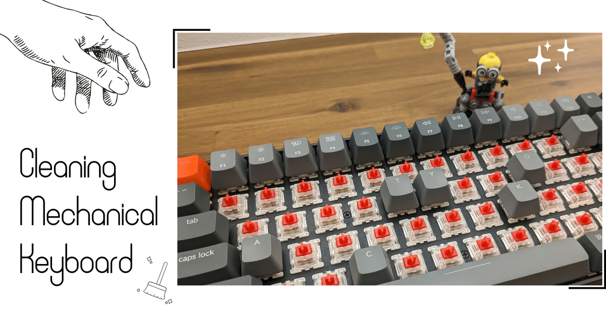 メカニカルキーボード Keychron K2 を大掃除して心晴れやか