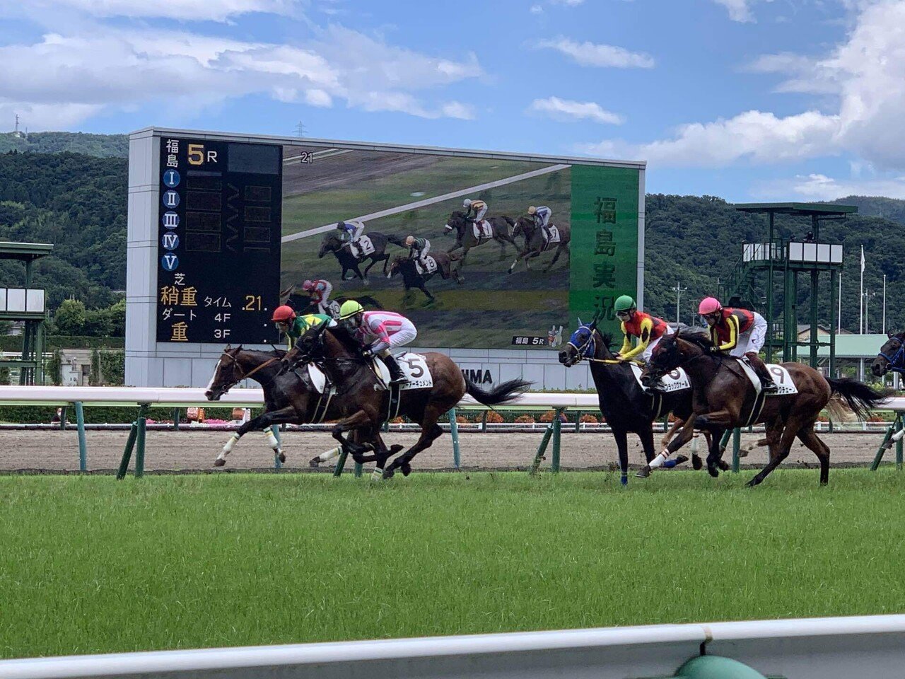 第拾五回競馬番組　福島県産馬組合聯合会　競馬場　　明治44年　開成山　広告 Guide to Horse Racecourse in Japan: Fukushima Racecourse