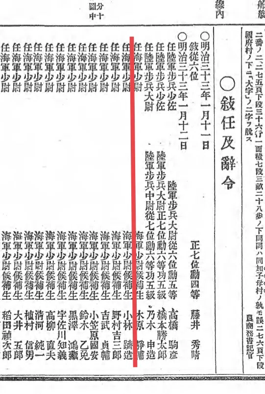海軍軍人の辞令 - 小林躋造を例にとり｜三十一提督(みそひとていとく)