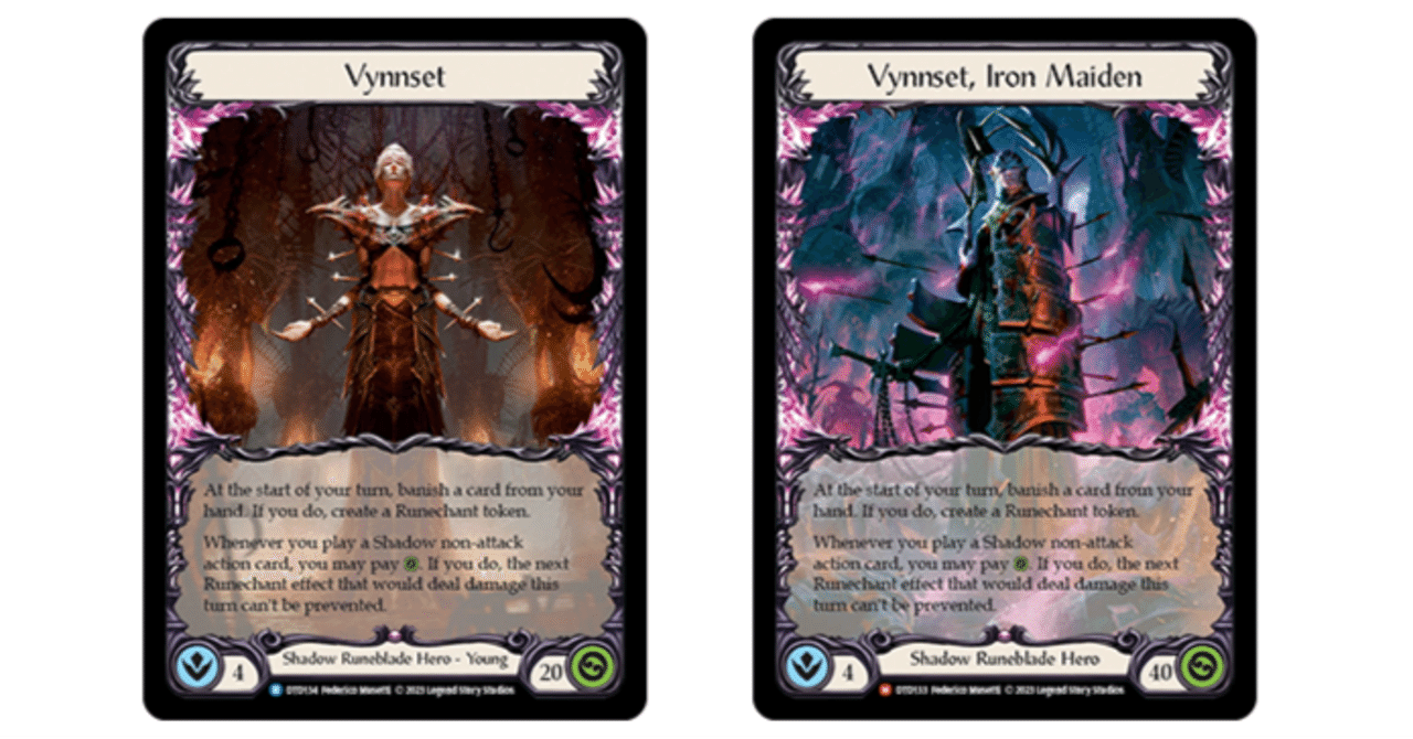 Flesh and Blood 新Runeblade「Vynnset」 覚え書き｜カードショップ