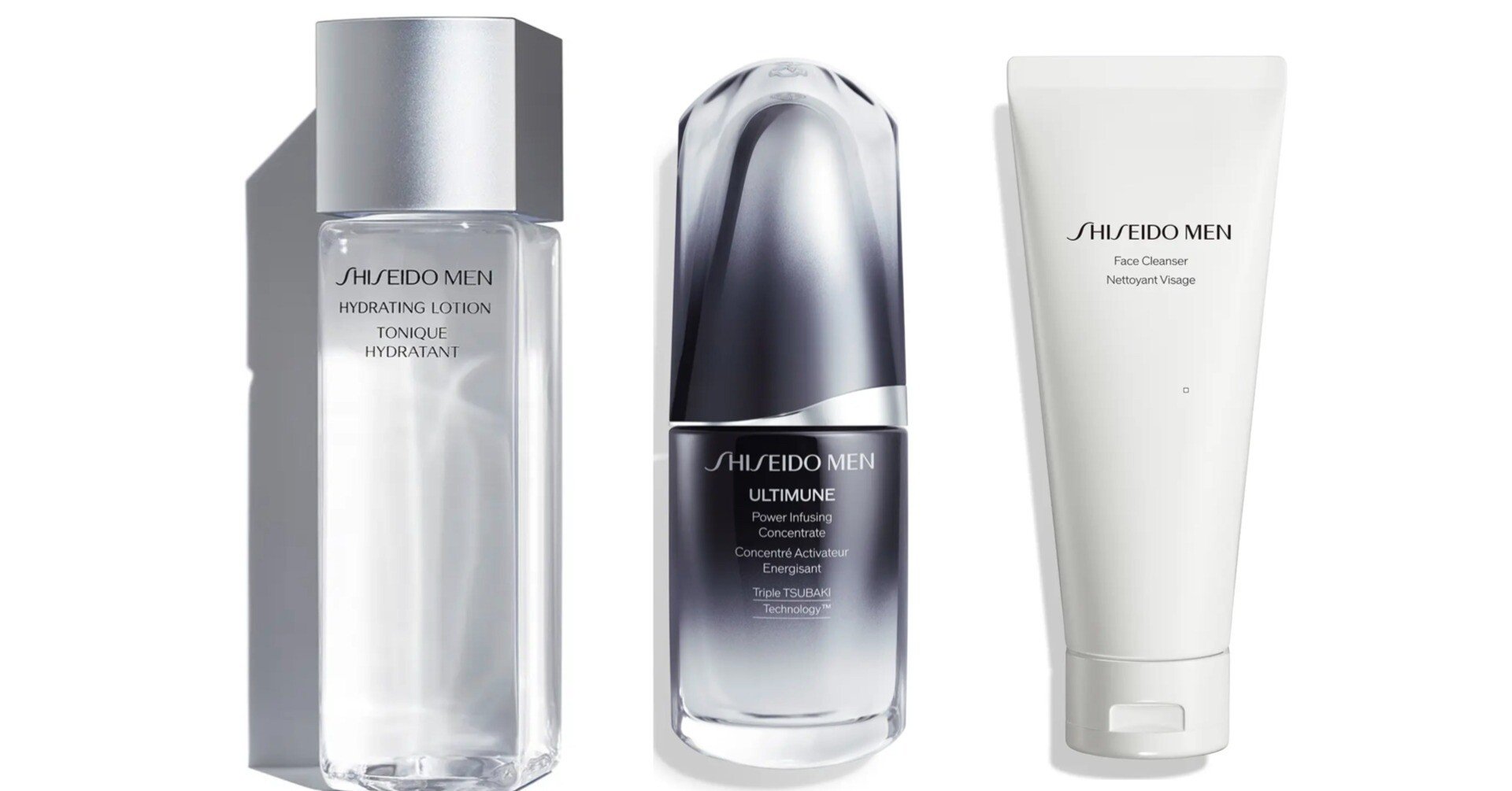 SHISEIDO MEN 3本セット 洗顔・ローション・美容液 資生堂の男性用