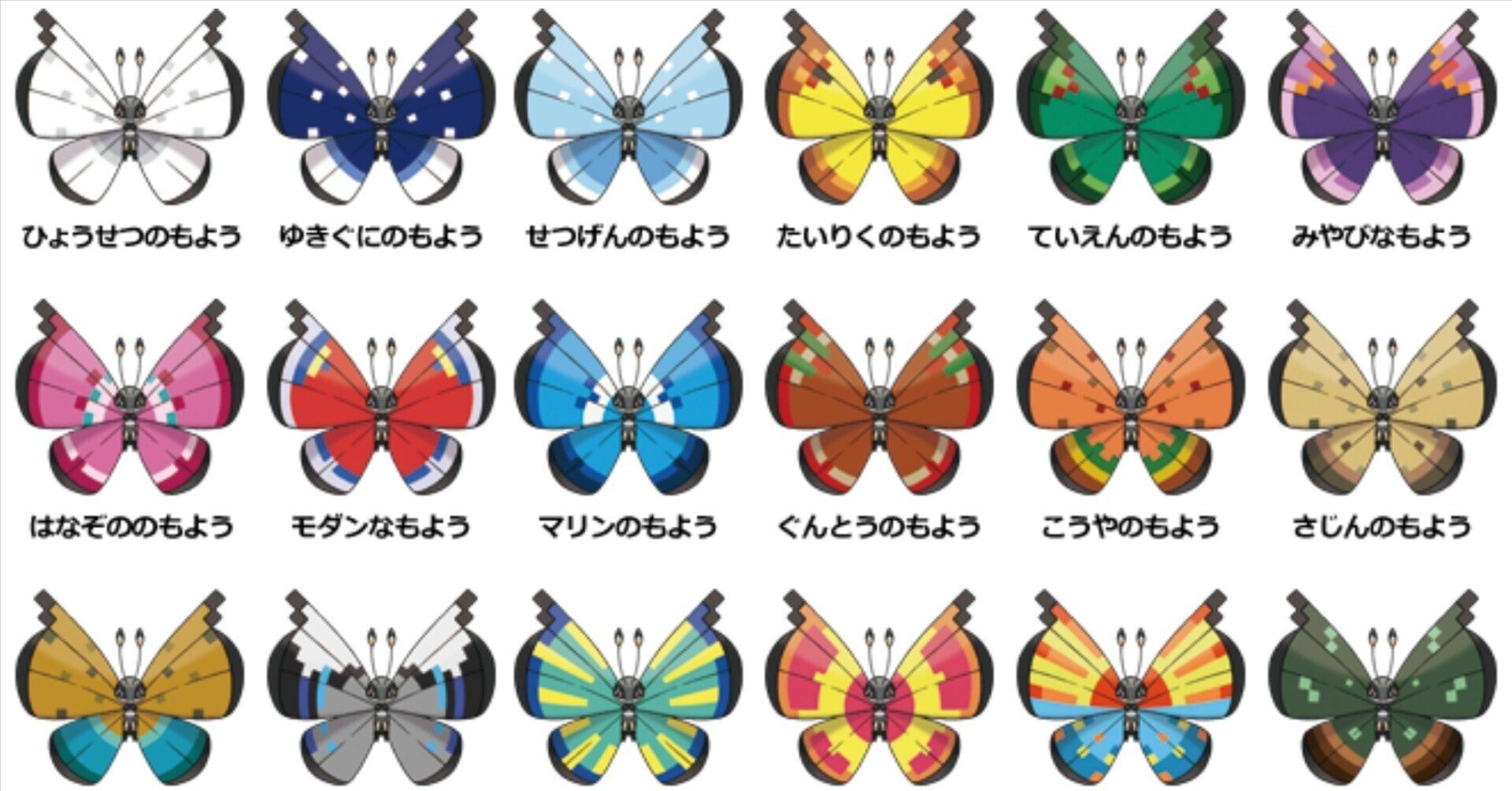 大幅に簡略化!ポケモンSVでビビヨン20種類をコンプリートする方法を 大幅に簡略化!ポケモンSVでビビヨン20種類をコンプリートする方法を