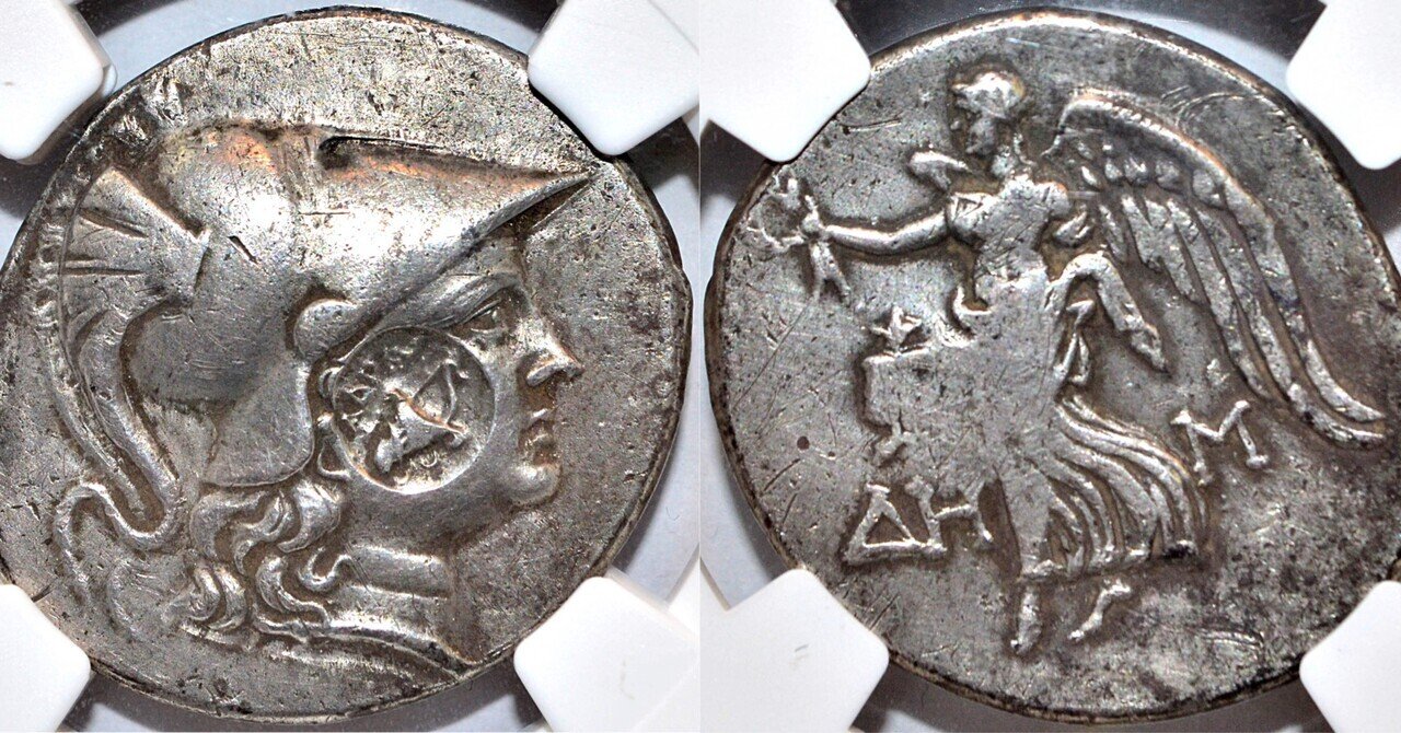 アンティークコインの世界 ｜ 古代コインのカウンターマーク｜Shelk🦋