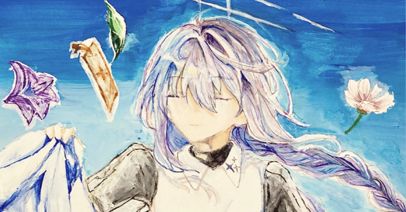 The name of the flower is ＿＿ . “ 作品解説｜白ヶ崎はな, image size:1352x707