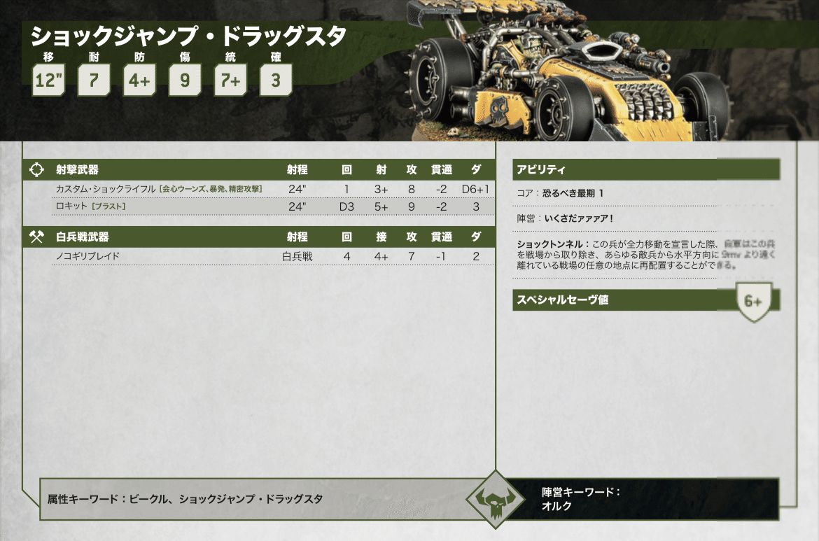 10版オルク全ユニット所感③（N〜Z）｜ハイタデンカ