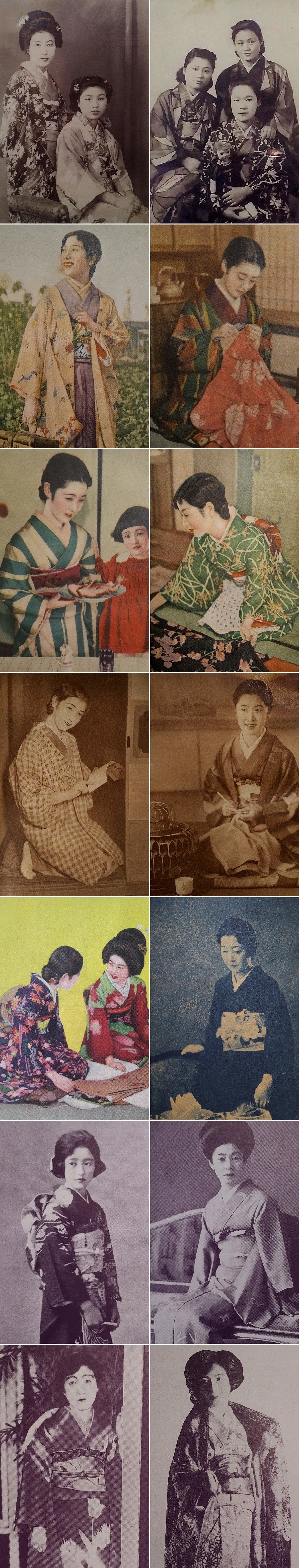 女性半襟 昭和初期編|三輪 女性半襟 昭和初期編|三輪