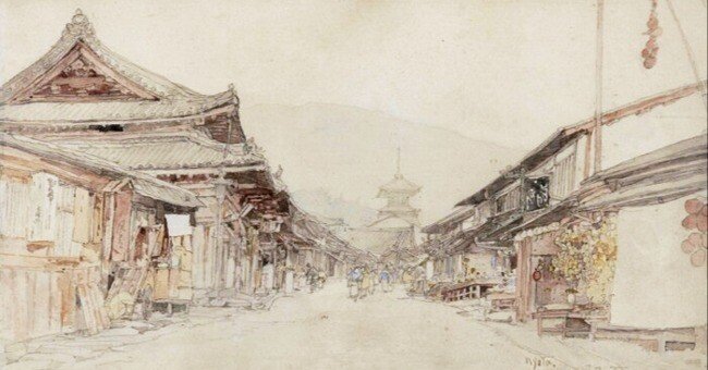 水彩画 吉野利一 水彩画 吉野利一