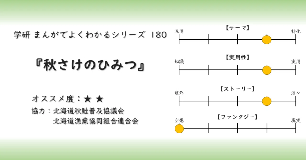 学研まんが】秋さけのひみつ オススメ度：(1〜5)｜あんぱんだ | 視える 