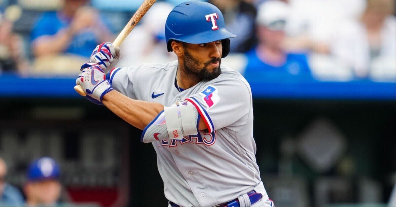 MLB - レンジャーズ  マーカス セミエン 2022年実使用 vsアストロズ サードゴロ レンジャーズ マーカス セミエン 2022年 実使用球 vs アストロズ