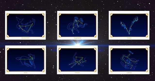 黄道12星座イラスト 星物語 セッジデザイン Note