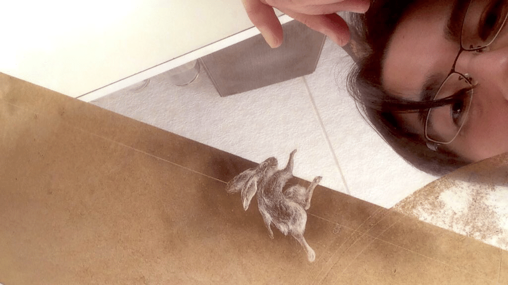 多層ガラス絵のテクニック−1 「裏側から描く／積層する」｜齋藤悠紀