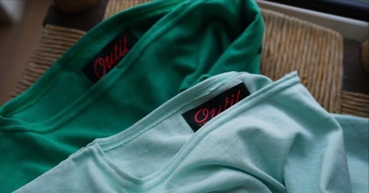 1枚でラフに！カジュアルな半袖バスクT 【OUTIL 】tricot aast short 