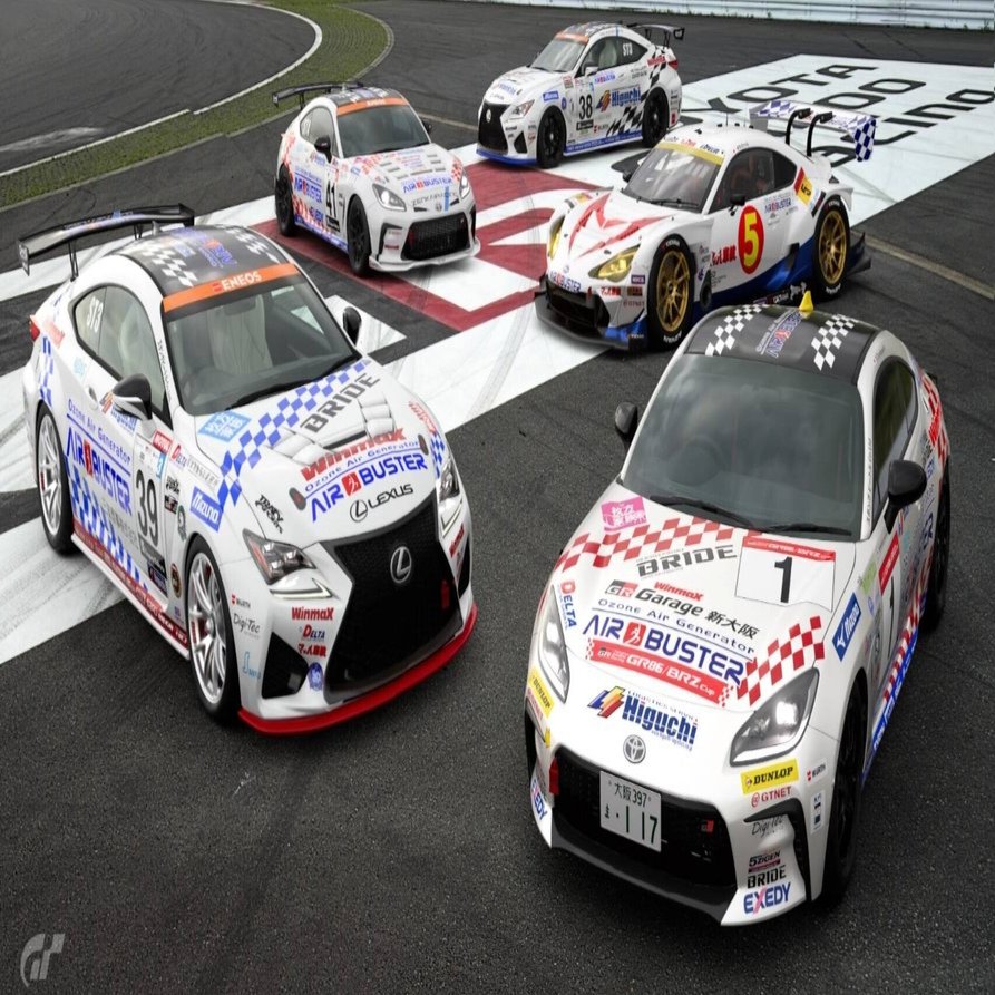 GT7】AIRBUSTERマシン、勢揃い！｜岡田衛