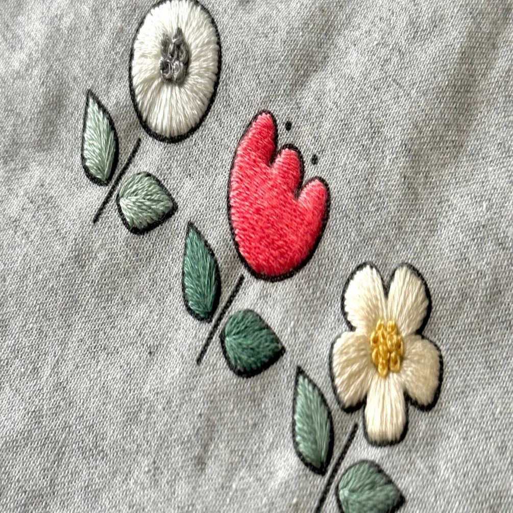 新作キット「お花の巾着」販売のお知らせ｜はなこまち/刺繍作家
