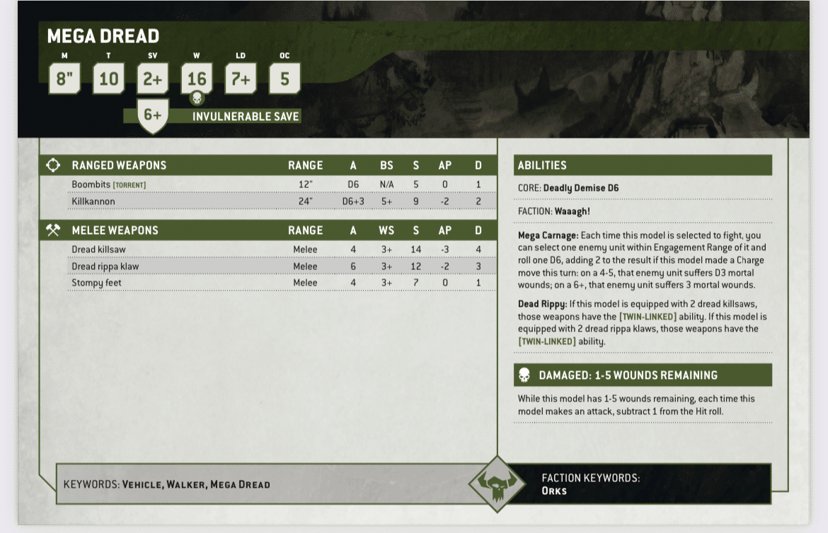 10版オルク全データシート所感（アーミールール&フォージ）｜ハイタデンカ