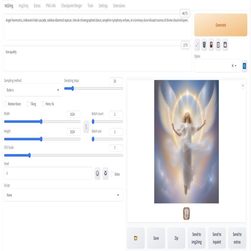 AUTOMATIC1111版Stable Diffusion web UIでSDXL 0.9モデルを試す｜まゆ