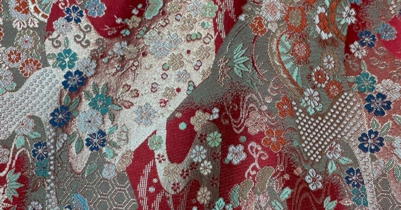 六舞宴018. 西陣織を活用します♪ 世界で1番美しい生地、高級絹織物