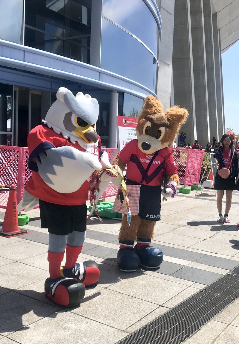 北海道コンサドーレ札幌 4 13 ほぼドーレくんのセレッソ大阪戦レポ ロビーもいるよ Consadole Cerezo Jサポ女子のすすめ Nanase Note
