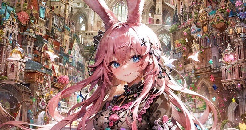 FanArt コロ/Koro｜🐰Koroちゃん🌸兎耳コロ💖創作大賞2025