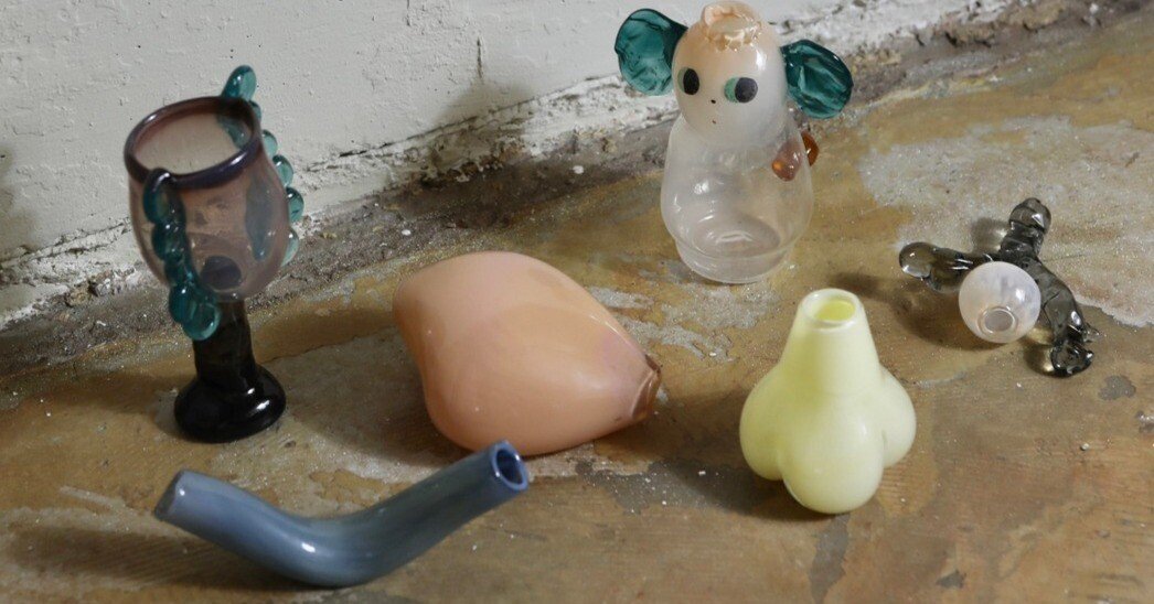 Yuri Iwamoto ガラス　フラワーベース 1e91e91d087e0e1b26c74b1dea7401