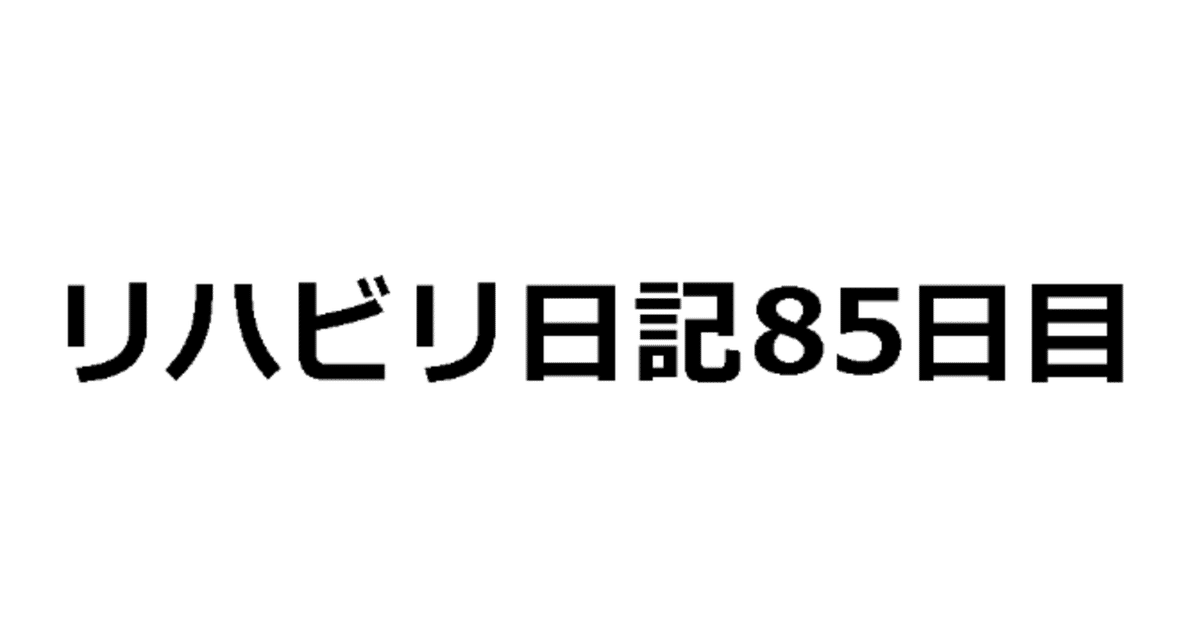 85日目