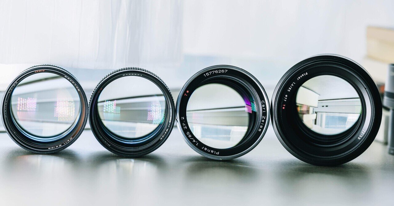 Carl ZeissのPlanar 50mmや85mmの比較|きろきろ Carl ZeissのPlanar 50mmや85mmの比較|きろきろ