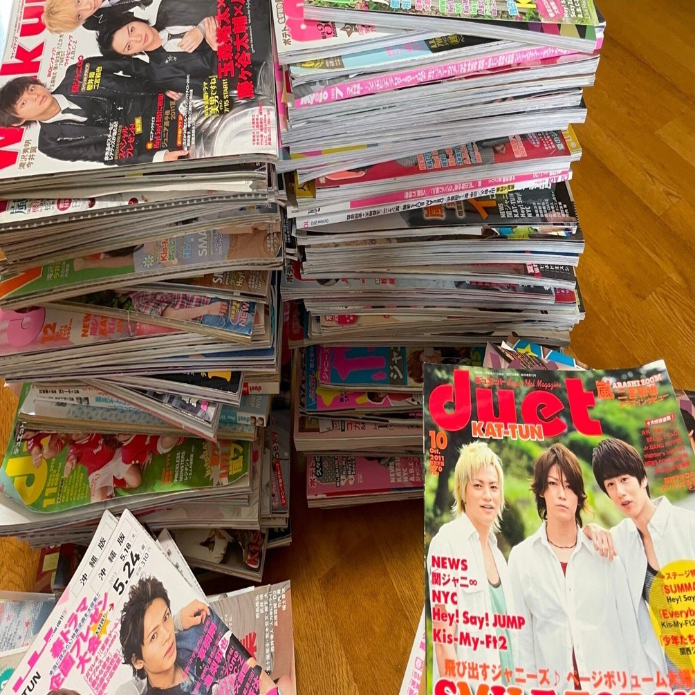 アイドル誌、絶賛断捨離中です｜鍋