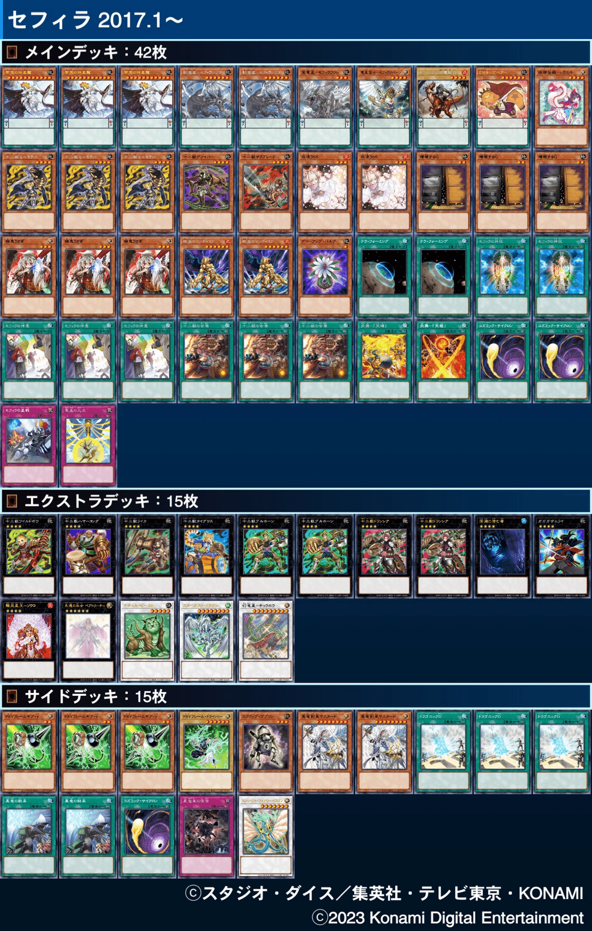 本格構築 【DDDデッキ】メイン＆エクストラ
