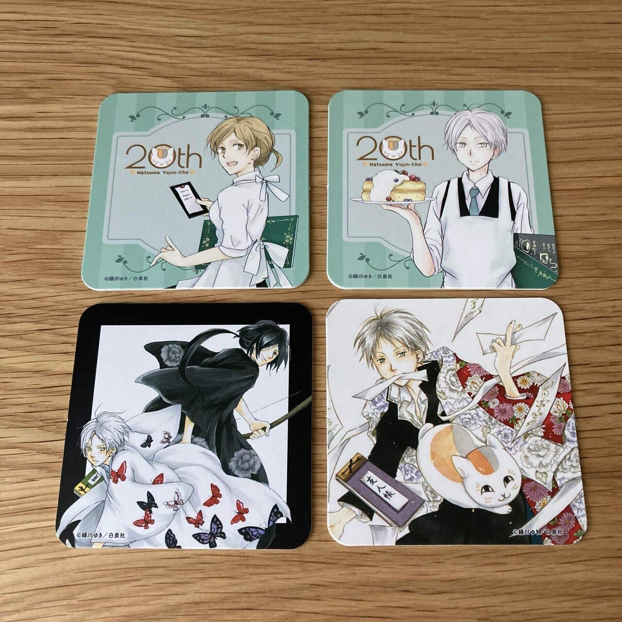 夏目友人帳 20th カフェ 原作 缶バッジ コラボカフェ 的場静司 12個 夏目友人帳 20th カフェ 原作 缶バッジ コラボカフェ 的場静司 12個