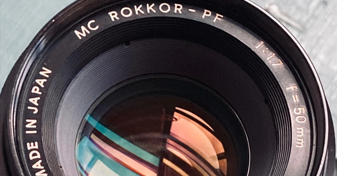 1409o 緑のロッコール Minolta MC 50mm F1.7 Minolta MC Rokkor-PF 50mm f/1.7 - YouTube