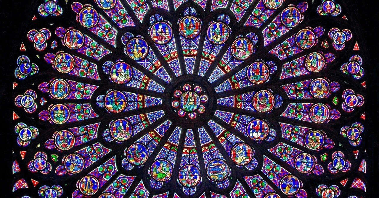 ノートル・ダム大聖堂のバラ窓｜natsualoha