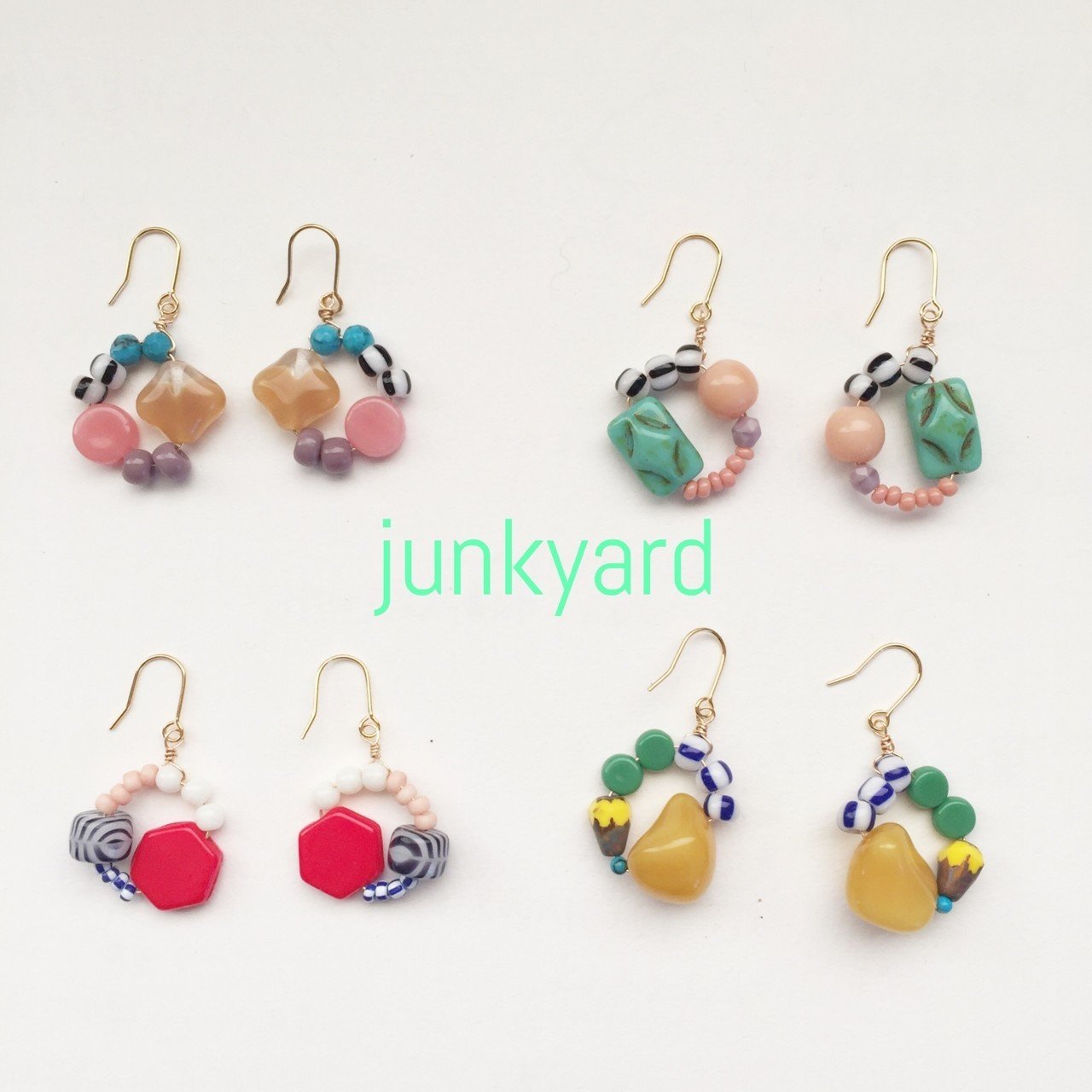 シンカン ジェム 著作権 チェコ ビーズ ピアス Jinjin Yuuki Jp