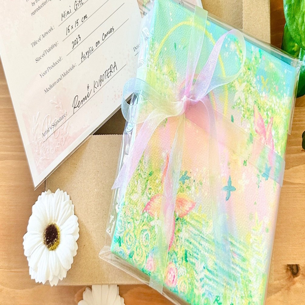 オーダーの作品証明書✨｜Remi Kubotera/画家、アーティスト👩‍🎨