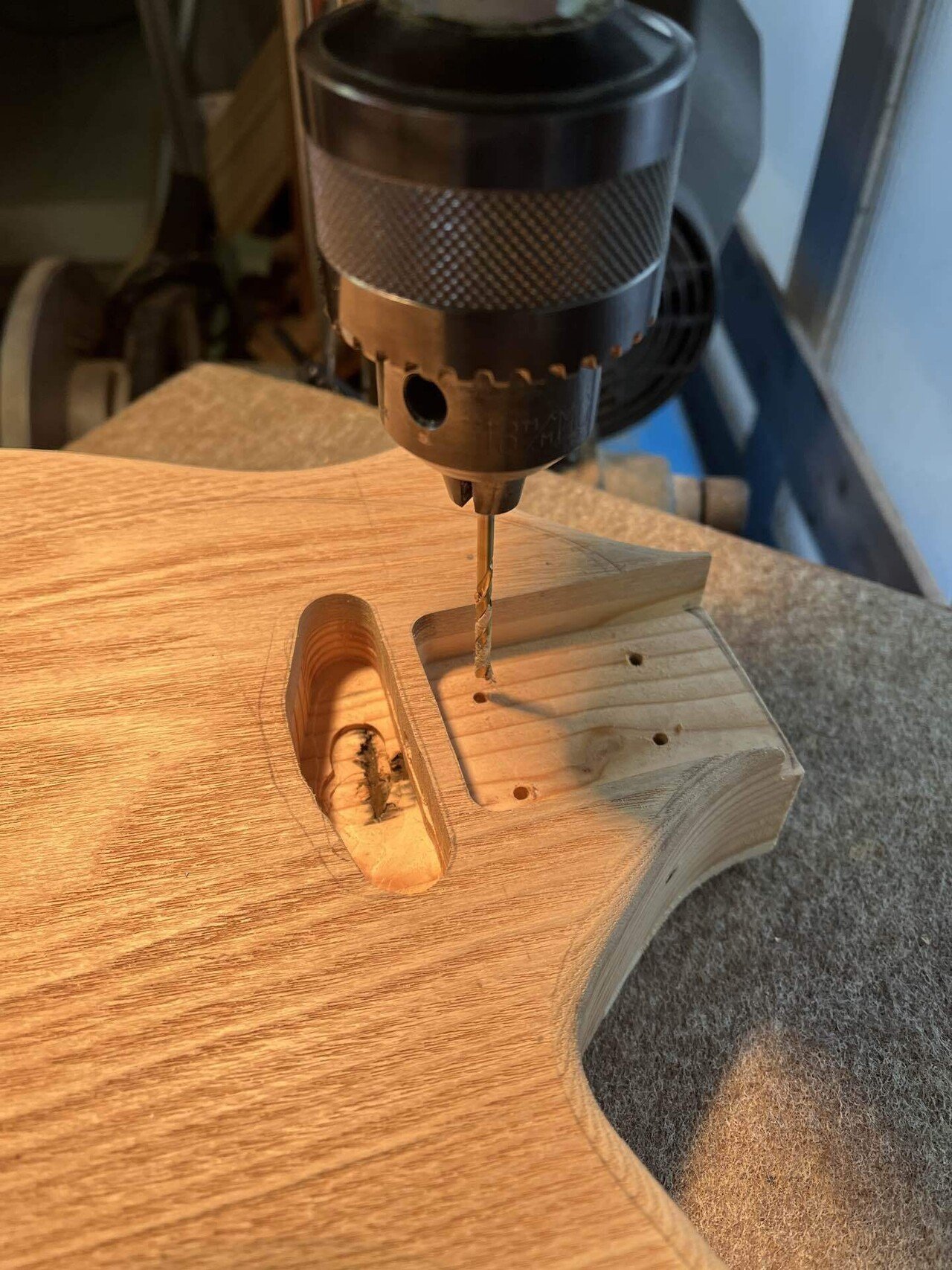 ギター製作】 BUTA-3の製作④(仮組みと新たな問題)｜れんたろ