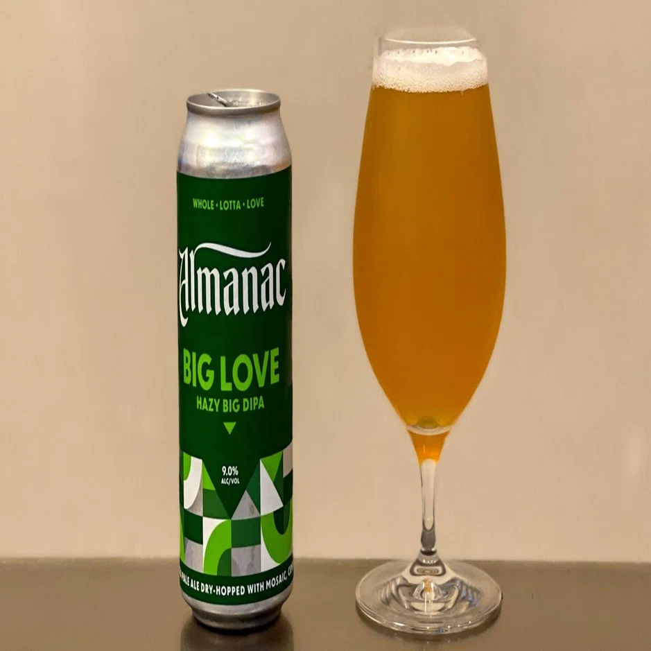 Almanac Beer Co の「BIG LOVE HAZY DIPA」｜yamashin0120