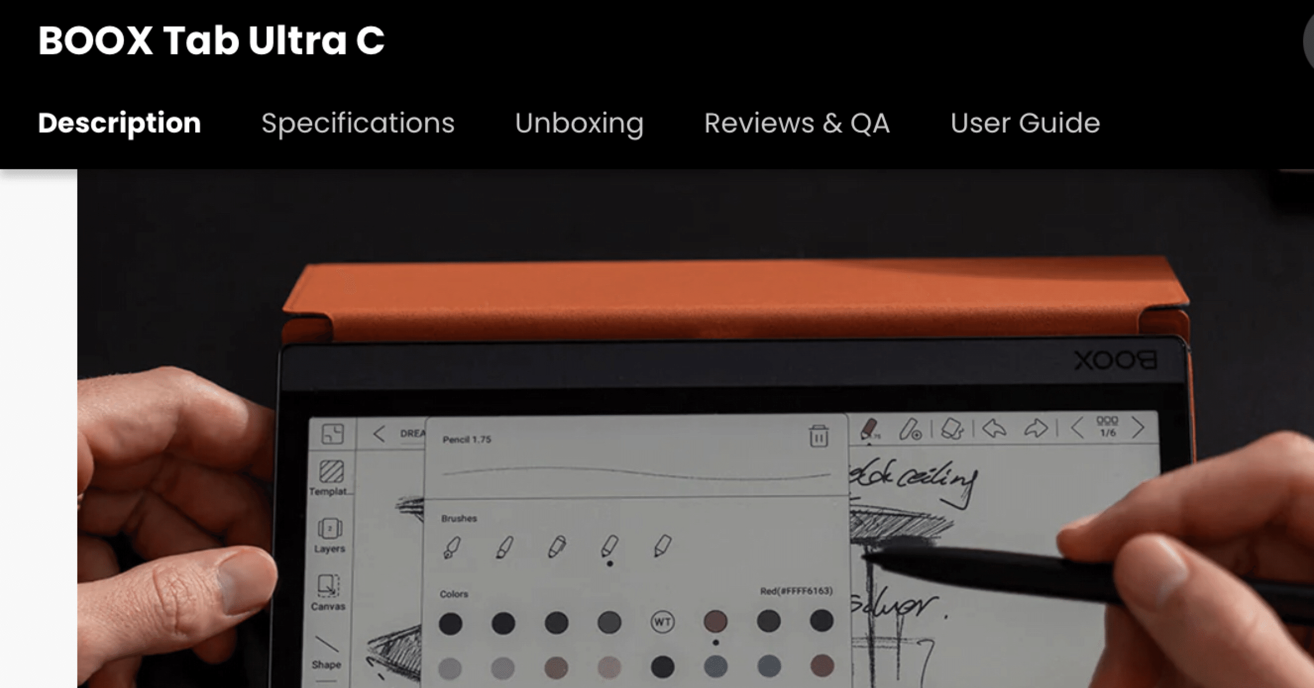 BOOX tab ultra c wacomペン付き BOOX Tab Ultra – SKT株式会社