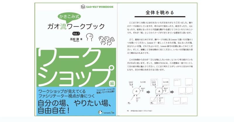 ファシリテーション視点で考えるワークブック作りました。