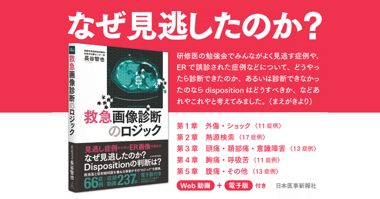 序文紹介】レジデント必読！ 見逃し症例から学ぶER画像の読み方『救急