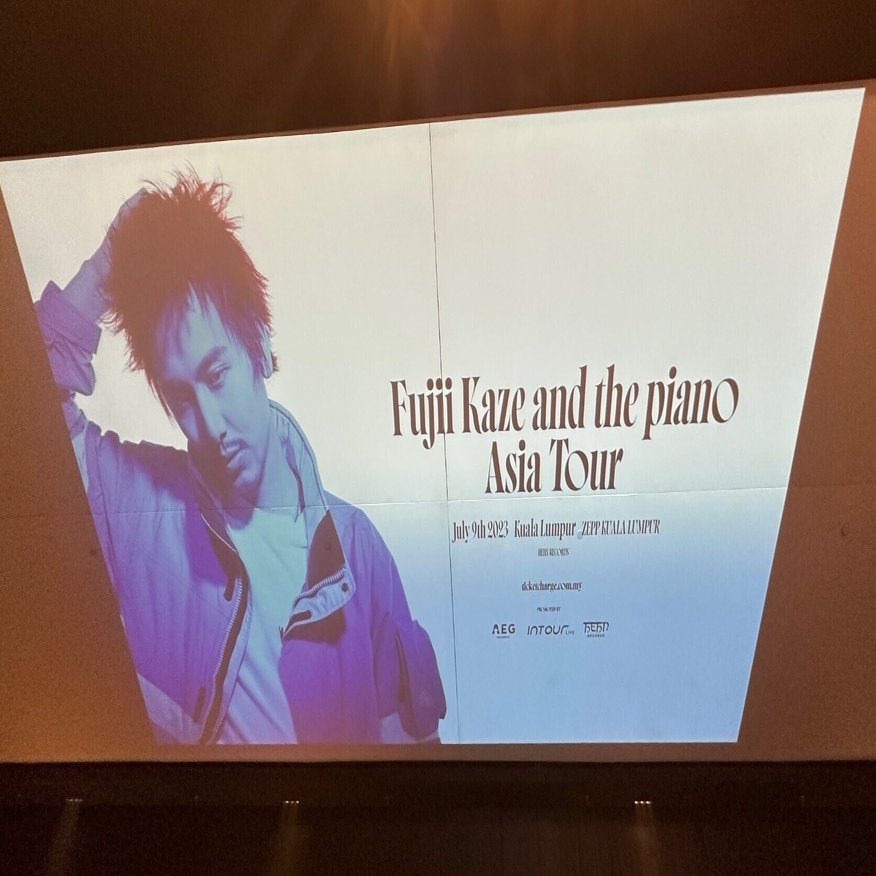 Fujii Kaze and the piano Asia Tour Kuala Lumpur live concert