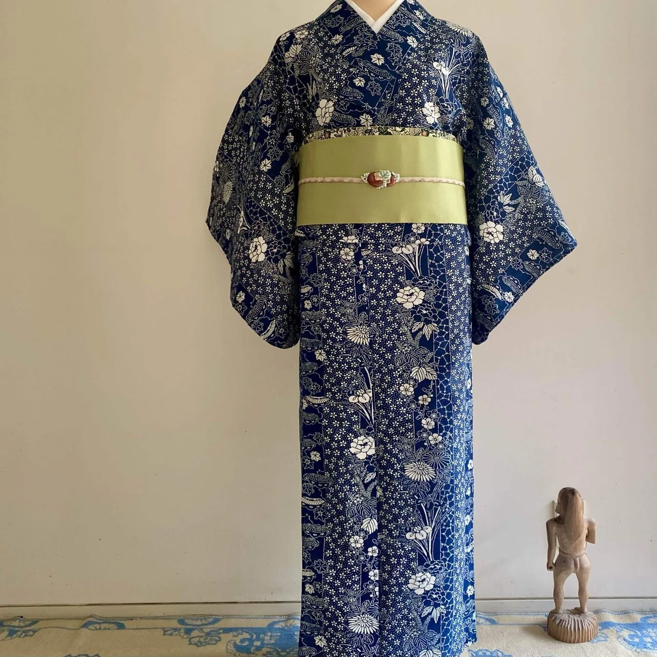 無形文化財長板藍染ゆかた｜夢吉きもの