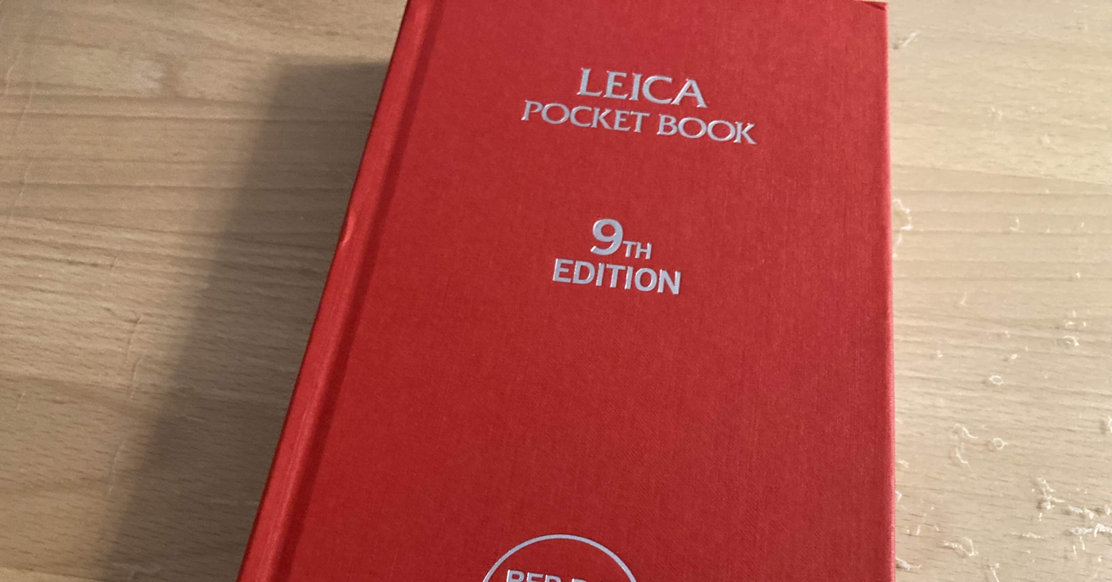 LEICA POCKET BOOK｜Napa