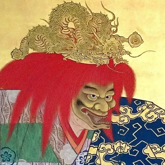 物語の現場031】キービジュアル・狩野隨川岑信筆「菊慈童図」（絵画