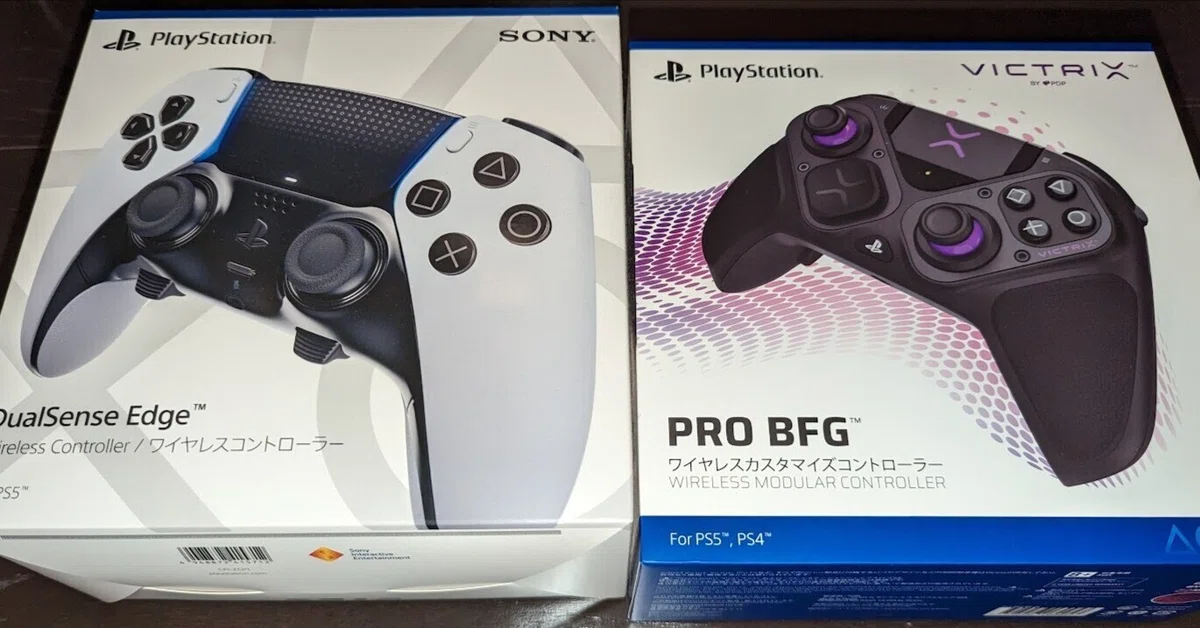 Victrix Pro BFGの雑感とデュアルセンスエッジとの比較｜焼もろこし