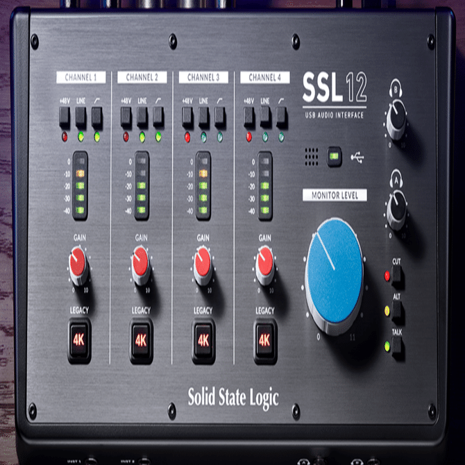 Solid State Logic SSL2+ オーディオインターフェイス未使用 Solid State Logic（SSL）SSL 12 | 12イン/8アウトのデスクトップ