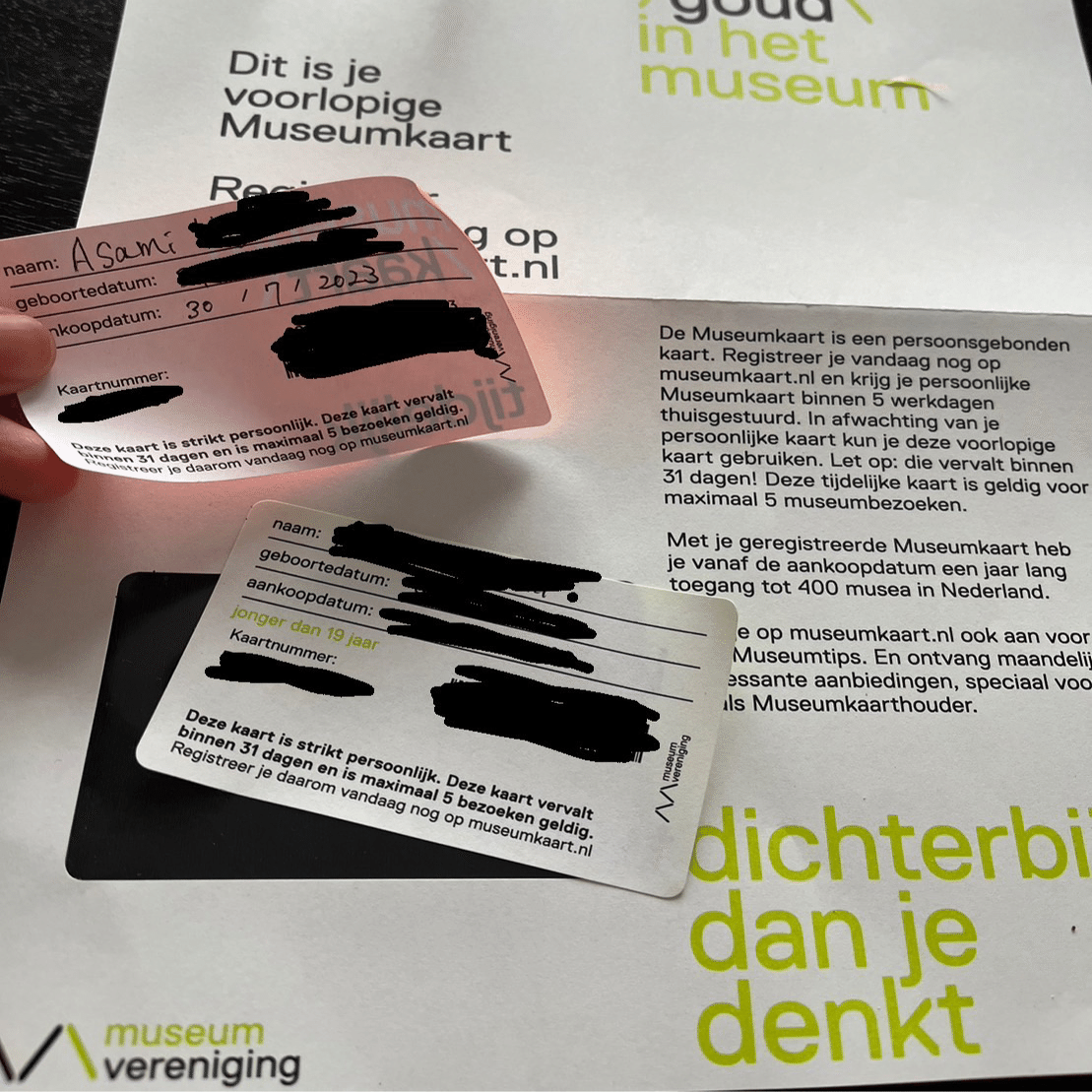 オランダのミュージアムカードを作った話｜ASAMI
