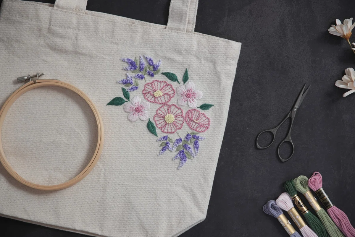 miroom】刺繍でつくるオリジナルデザイントートバック講座 miroom】刺繍でつくるオリジナルデザイントートバック講座