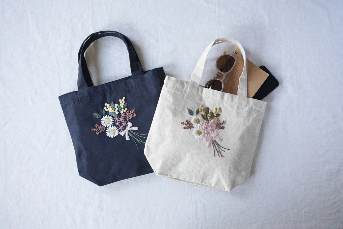 コレクション トート バッグ 刺繍